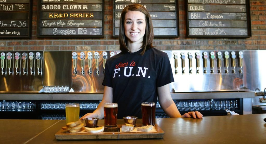 bartender lady veteran owned business